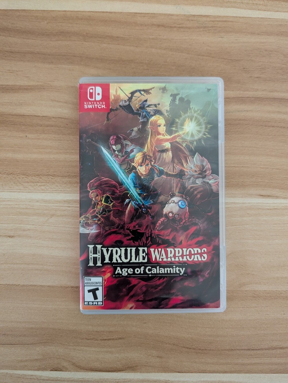 Nintendo Switch Hyrule Warriors: Age of Calamity - Red/Black Artwork